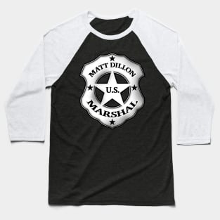 US Marshal Matt Dillon - Gunsmoke Baseball T-Shirt